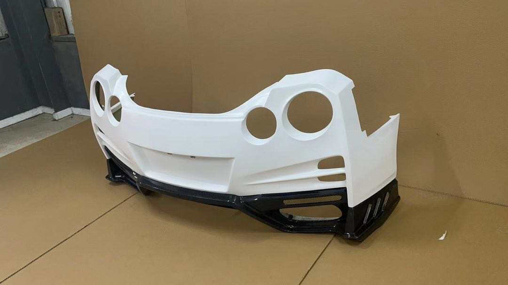 Nissan GTR R35 TS-Style carbon fibre rear bumper – view 4