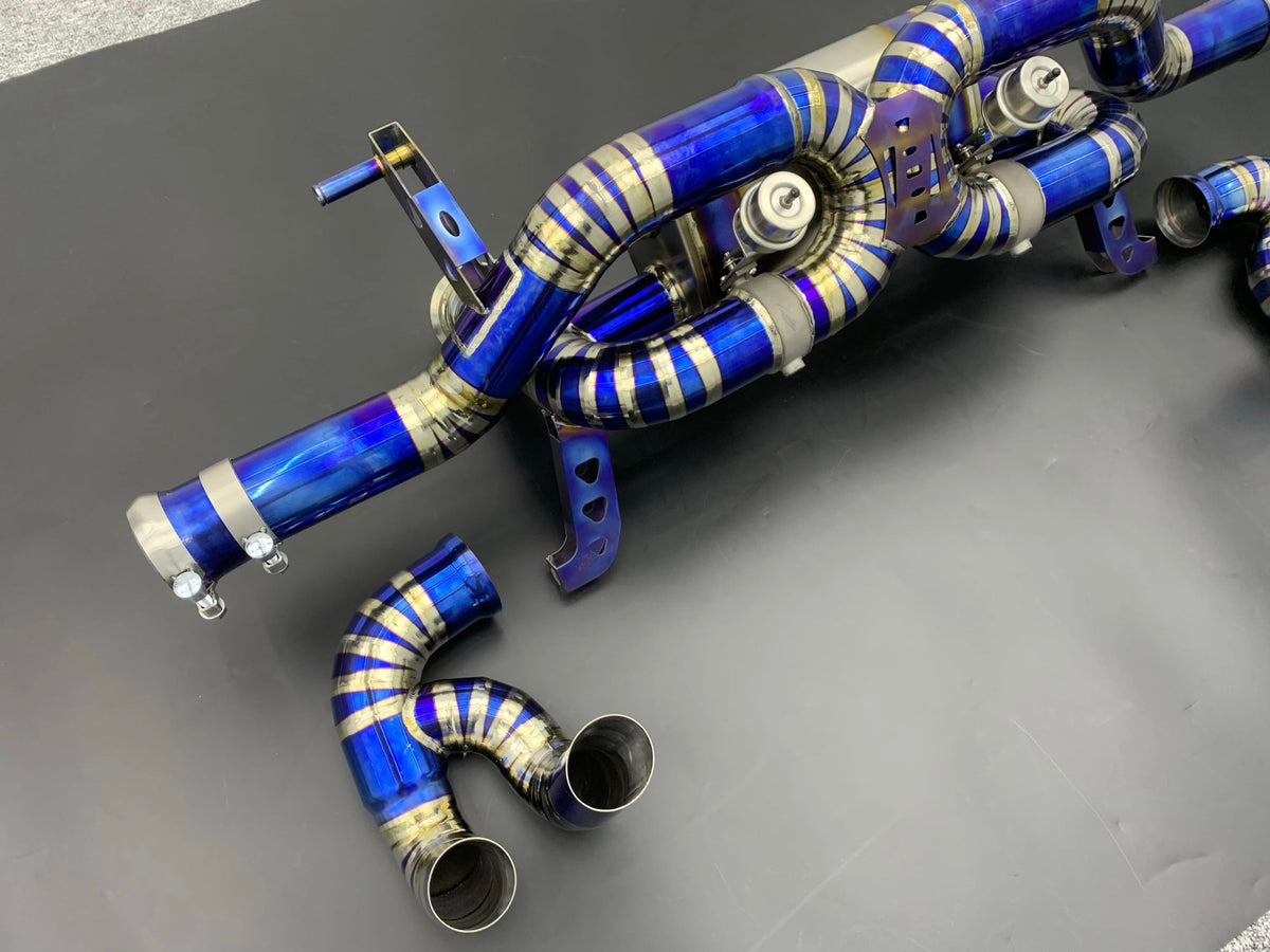 Lamborghini Huracán LP610 titanium cat-back exhaust – view 3