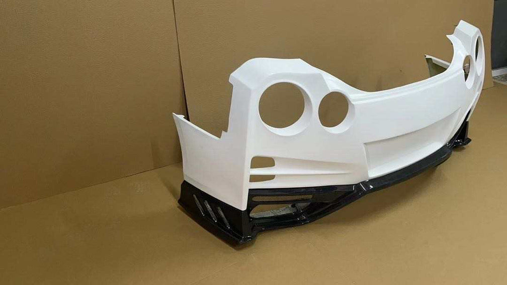 Nissan GTR R35 TS-Style carbon fibre rear bumper – view 3