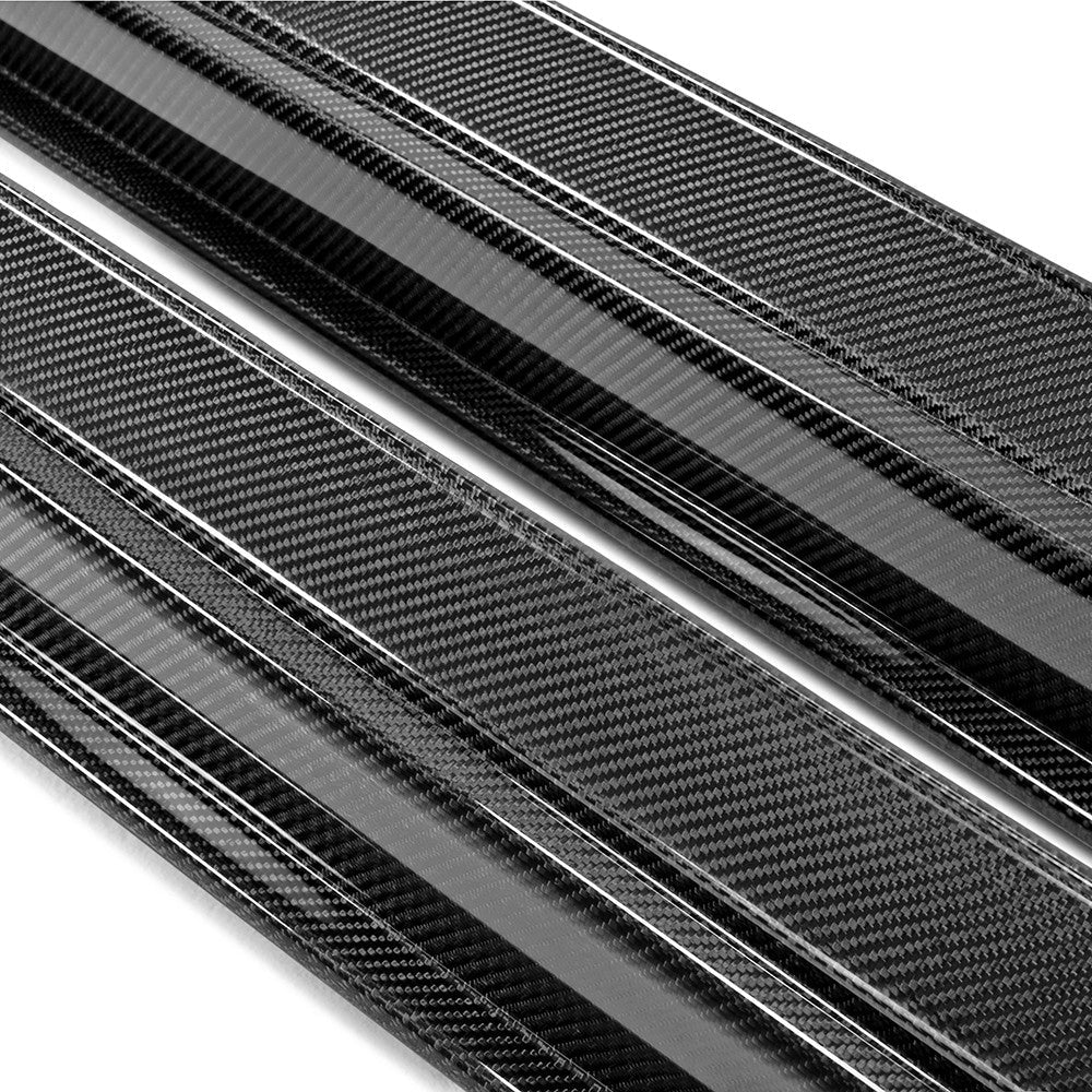 Nissan GTR R35 TS-Style carbon fibre side skirts – view 3