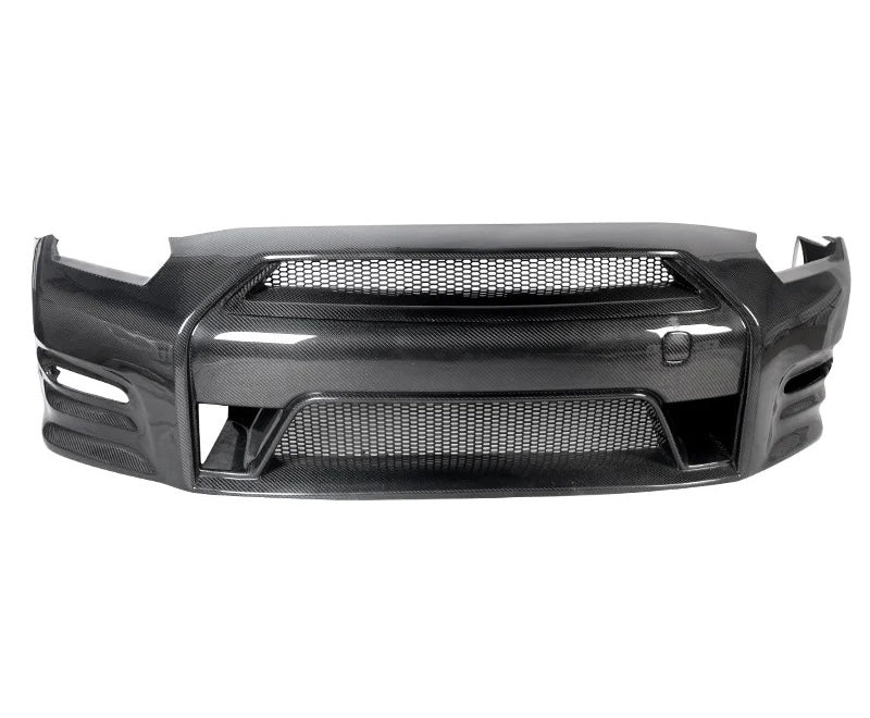 Nissan GTR R35 2008-2016 OEM-Style carbon fibre bumper – view 3