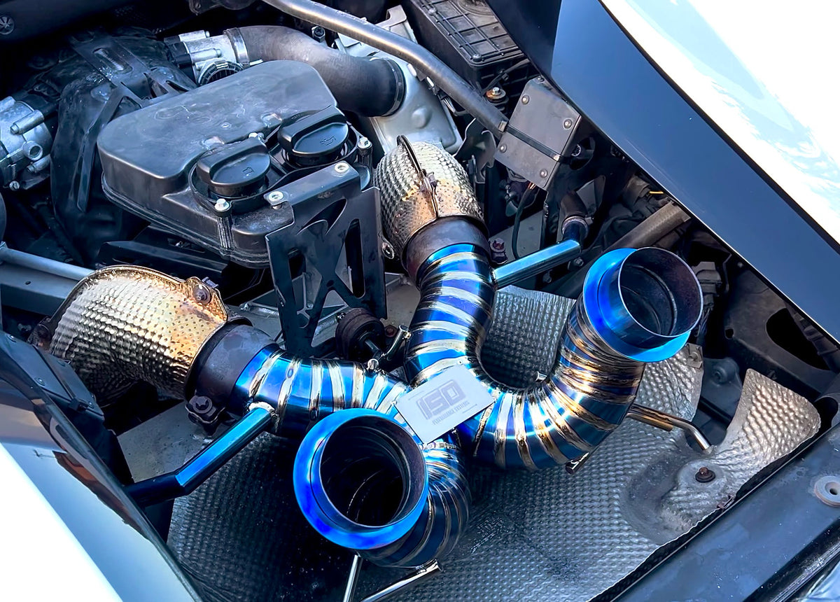 McLaren 600LT titanium cat-back exhaust