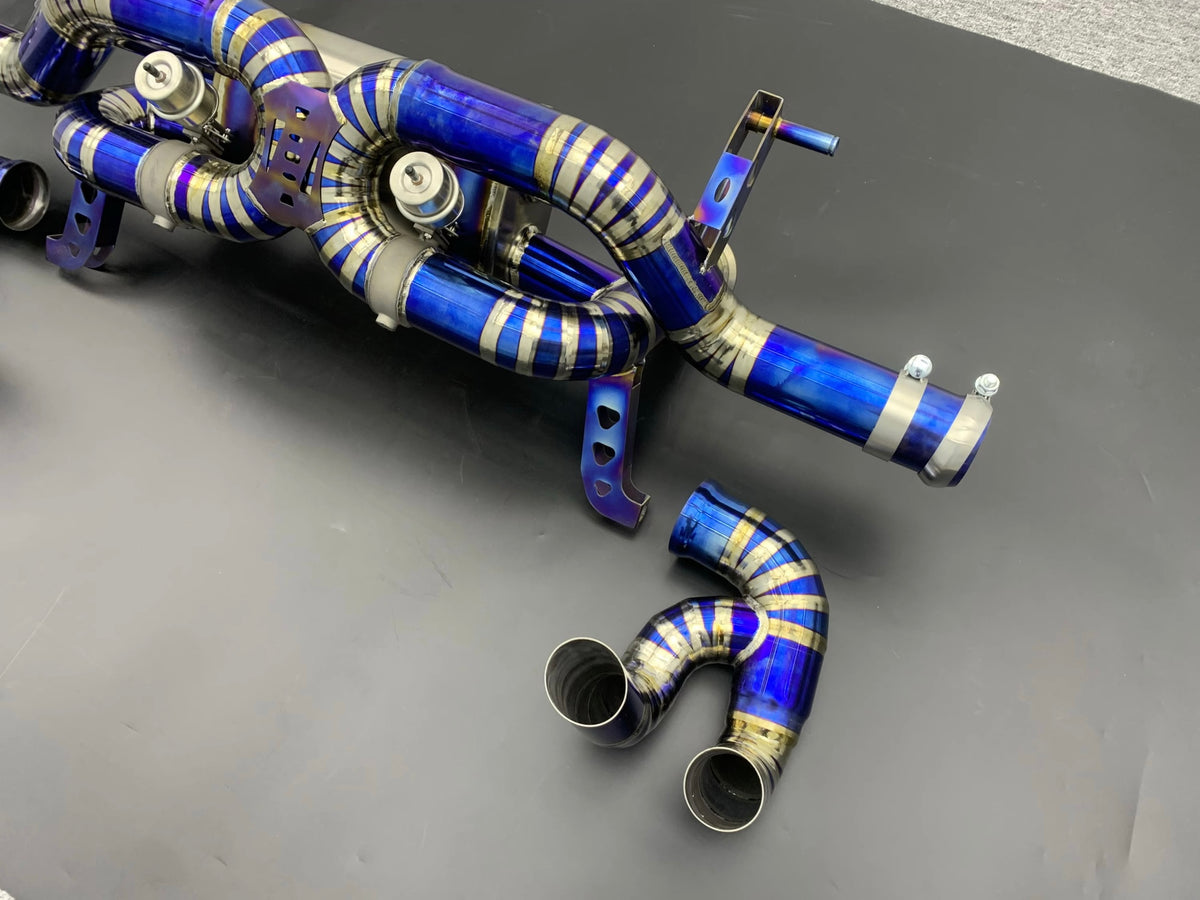 Lamborghini Huracán LP610 titanium cat-back exhaust – view 2