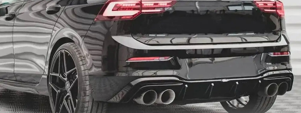 VW Golf GTI / R Mk8 carbon fibre rear diffuser – view 10