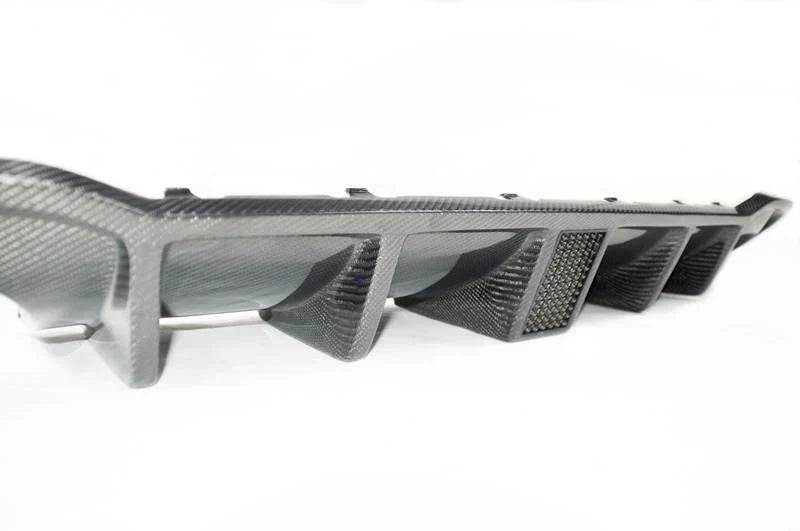 Audi A3 / S3 / RS3 8V DTM-Style carbon fibre rear diffuser – view 2