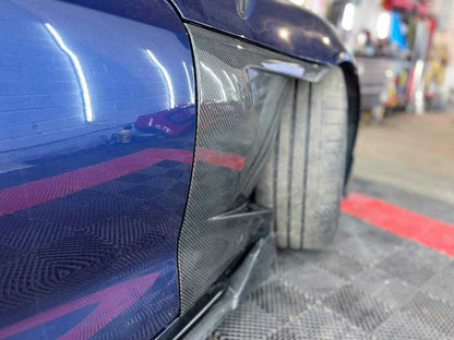 Toyota Supra A90 carbon fibre fender & front lip package – view 2