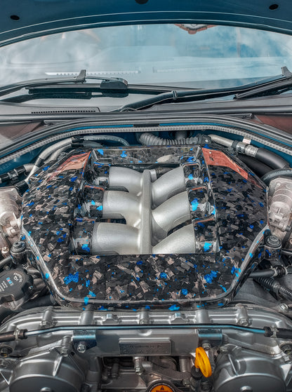 Nissan GTR R35 carbon fibre engine cover