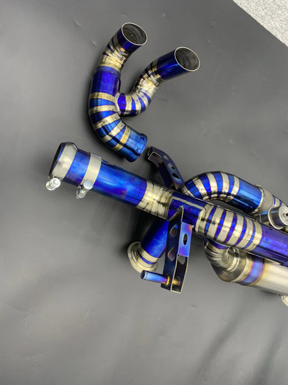 Lamborghini Huracán LP610 titanium cat-back exhaust – view 4