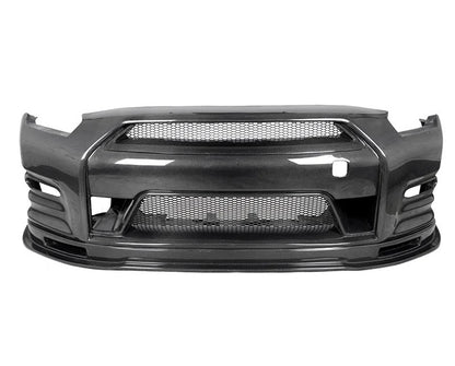 Nissan GTR R35 2008-2016 OEM-Style carbon fibre bumper – view 2