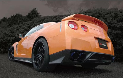 Nissan GTR R35 2008-2016 carbon fibre rear diffuser lip – view 2