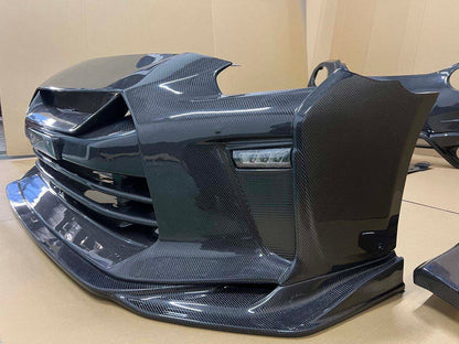 Nissan GTR R35 TS-Style carbon fibre front bumper