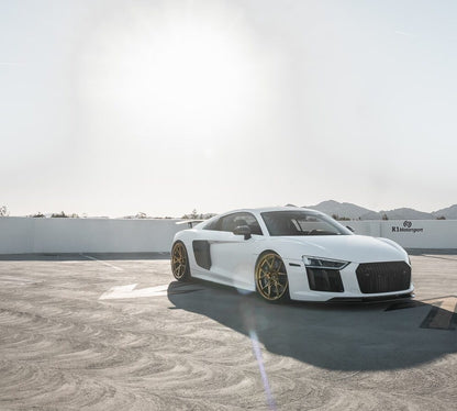 Audi R8 2017+ VS-Style carbon fibre front lip – view 2