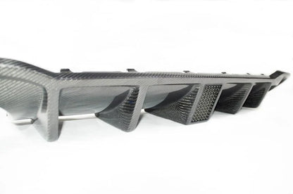 Audi A3 / S3 / RS3 8V DTM-Style carbon fibre rear diffuser – view 2
