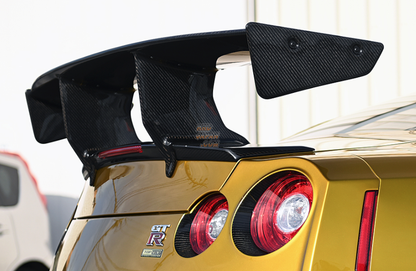Nissan GTR R35 TS-Style V2 carbon fibre boot wing