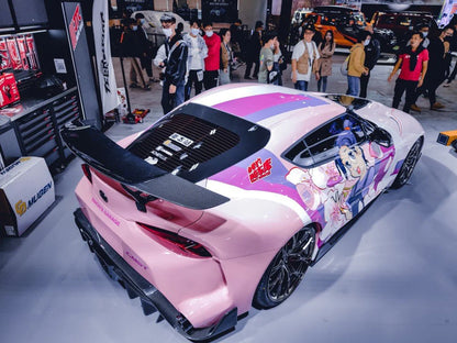 Toyota Supra A90 CMST FT1 carbon fibre rear wing – view 2